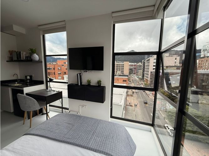 Apartamento de 1 alcoba en venta en Chico Norte, Bogotá, 17 m² · foto 11 de 22