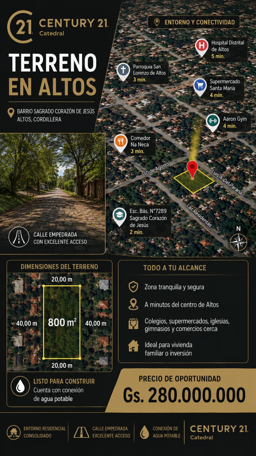 TERRENO EN VENTA – ALTOS, CORDILLERA — foto 3