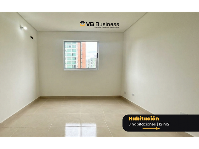 Apartamento de 3 alcobas en venta en Villa Campestre, Barranquilla, 121 m² · foto 4 de 5
