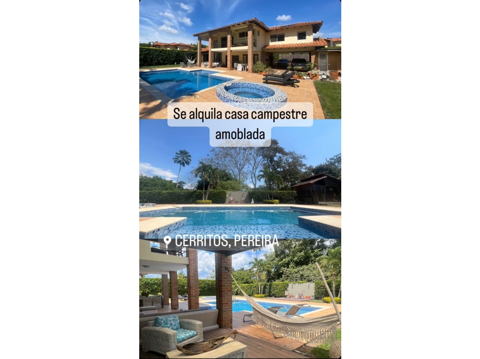 House for rent in Cerritos, Pereira