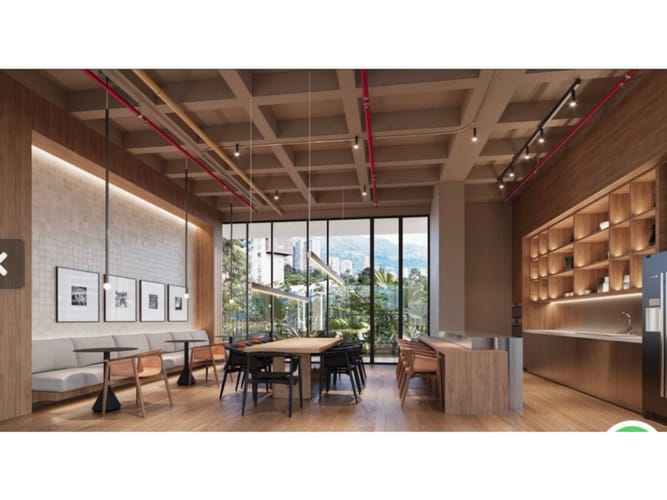Apartamento de 2 alcobas en venta en Los Balsos, Medellín, 109 m² · foto 5 de 9