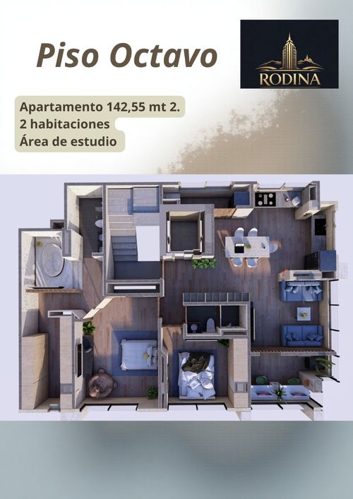 Apartamento de 2 alcobas en venta en Quinta Paredes, Bogotá, 142 m² · foto 2 de 5