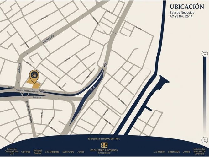Apartamento de 3 alcobas en venta en Sears, Bogotá, 71 m² · foto 22 de 23