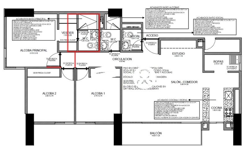 Apartamento de 3 alcobas en venta en Las Lomitas, Sabaneta, 91 m² · foto 21 de 21