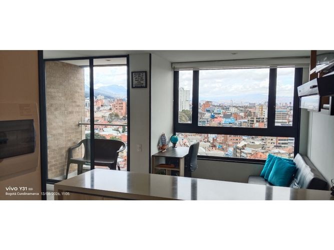 Apartaestudio en arriendo en Chapinero, Bogotá, 44 m² · foto 3 de 22
