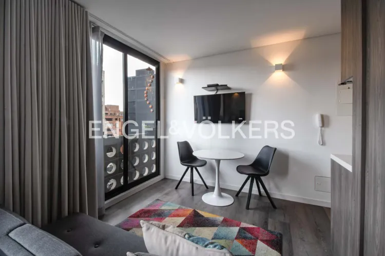 Apartamento de 1 alcoba en venta en El Virrey, Bogotá, 26 m² · foto 3 de 10