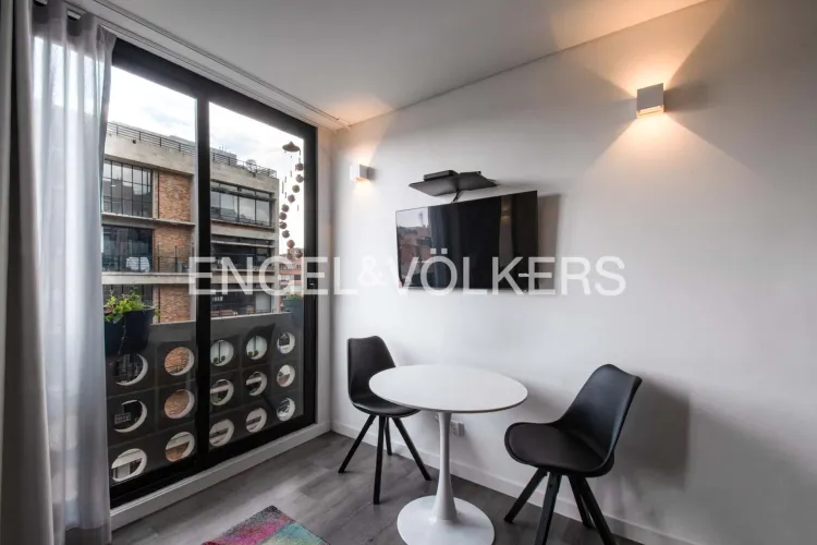 Apartamento de 1 alcoba en venta en El Virrey, Bogotá, 26 m² · foto 2 de 10