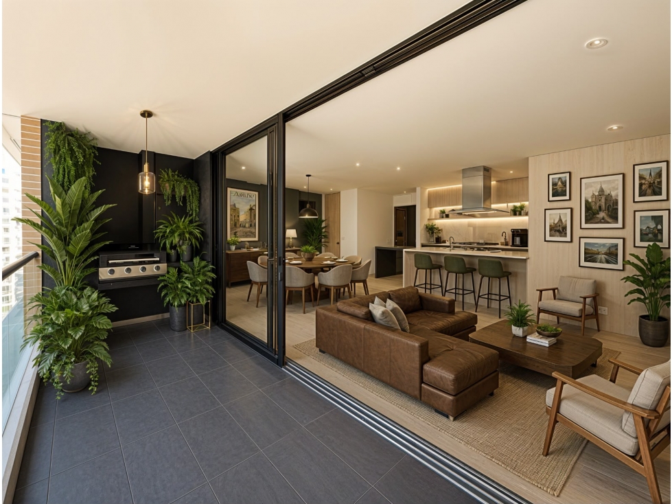 Departamento en venta con baja de precio en El Poblado