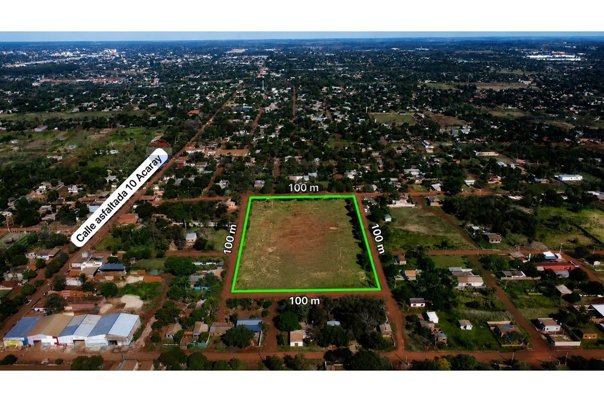 TERRENO DE 1 HECTÁREA EN KM 10 ACARAY - CIUDAD DEL ESTE EN VENTA — foto 2