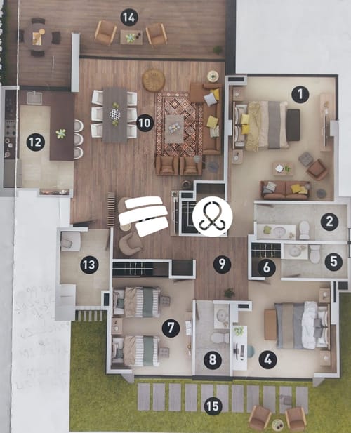 Apartamento de 3 alcobas en venta en Los Salados, El Retiro, 178 m² · foto 14 de 24
