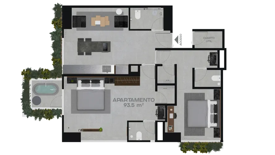 Apartamento de 2 alcobas en venta en Astorga, Medellín, 93 m² · foto 14 de 14