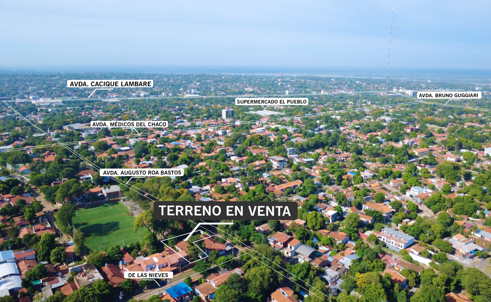EN VENTA! TERRENO CON CONSTRUCCIÓN SOBRE AVDA AUGUSTO ROA BASTOS -LAMBARÉ - foto 3