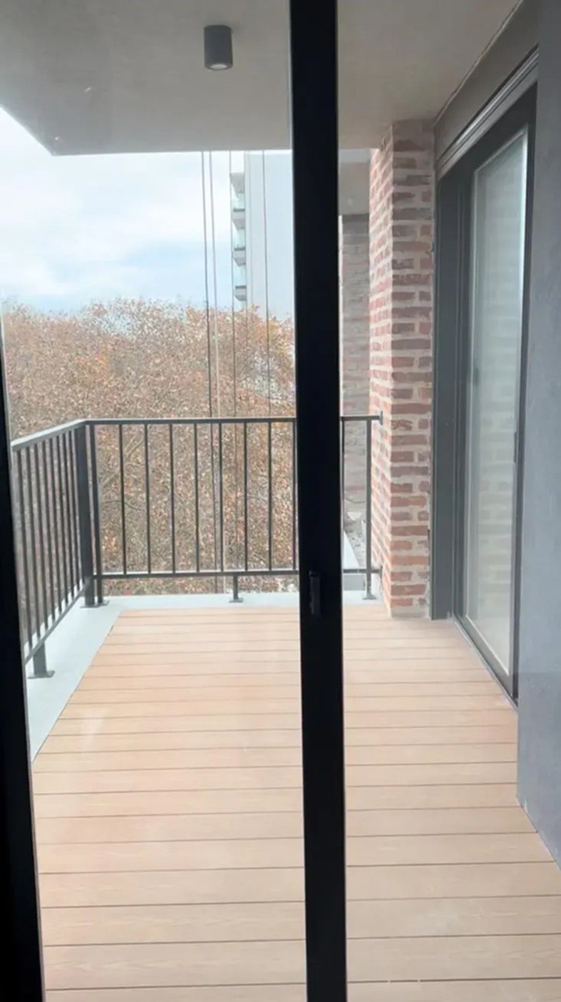ALQUILER EN PALERMO DE 1 DORMITORIO A ESTRENAR, PISO ALTO AL FRENTE CON BALCON, CON SEGURIDAD, BARBACOA, LAVADERO ETC