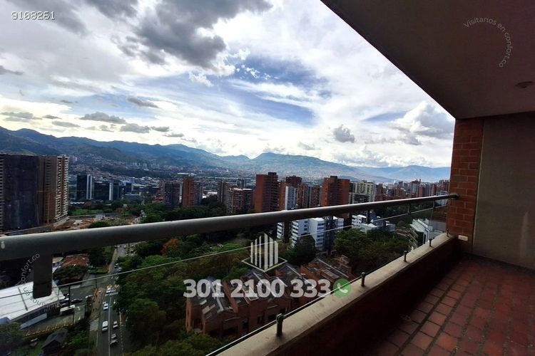 Apartamento de 2 alcobas en arriendo en El Castillo, Medellín, 95 m² · foto 6 de 24