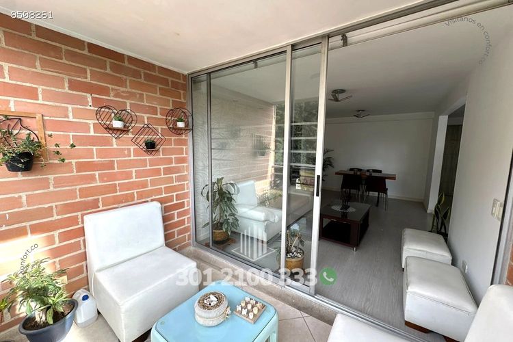 Apartamento de 2 alcobas en arriendo en Castropol, Medellín, 94 m² · foto 6 de 24