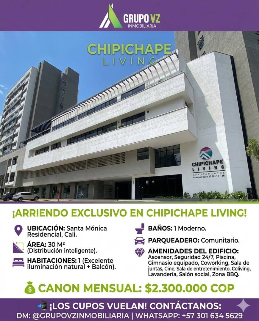 Apartaestudio en Arriendo en San vicente, Cali