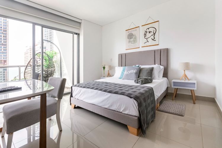 Apartaestudio en arriendo en Bocagrande, Cartagena · foto 9 de 13