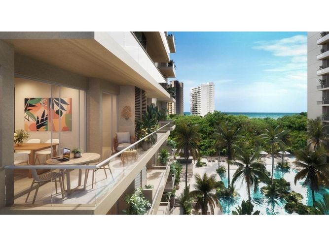Apartamento de 1 alcoba en venta en Pozos Colorados, Santa Marta, 28 m² · foto 4 de 8