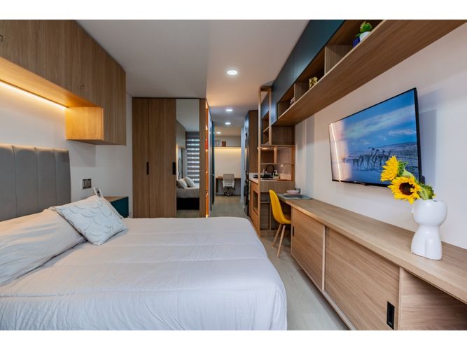 Apartaestudio en venta en La Castellana, Bogotá, 29 m² · foto 2 de 10