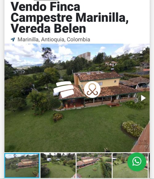 Lote en venta en Belen, Marinilla, 2082 m² · foto 3 de 5