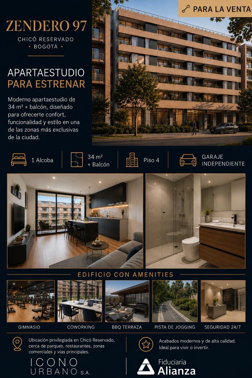 Apartamento en Venta en Chico norte, Bogotá