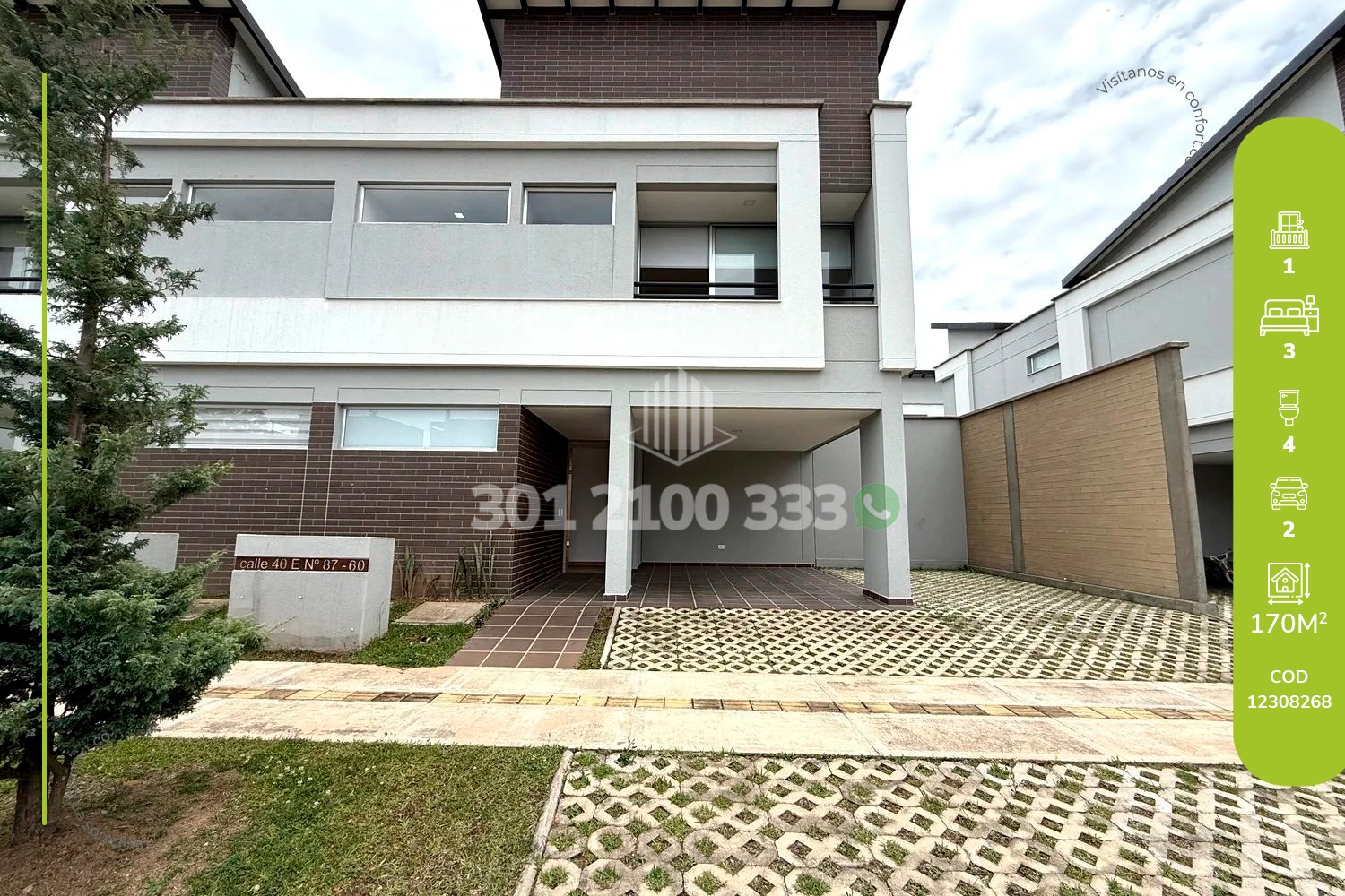 3BR House in Barro blanco (170 m²)