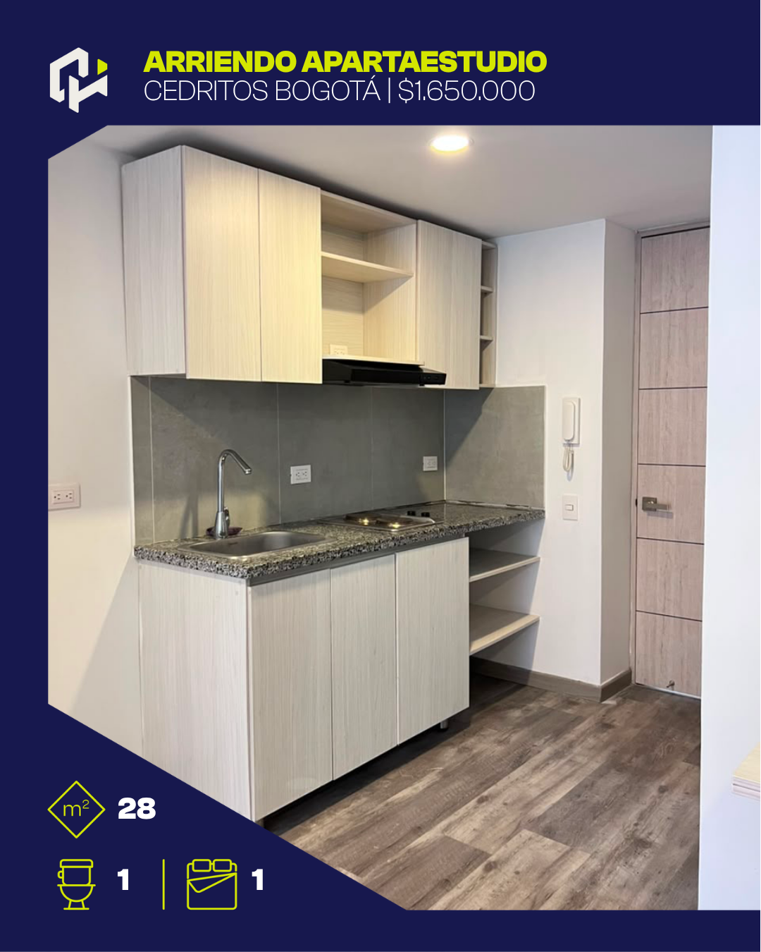 Apartaestudio en Arriendo en Las aguas, Bogotá
