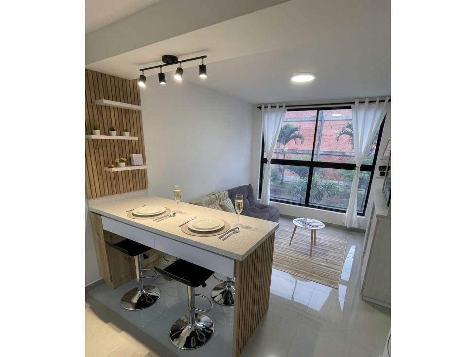 Apartaestudio en Arriendo en El refugio, Cali