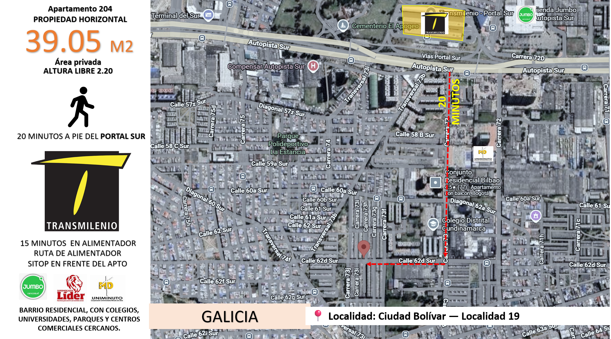 Apartamento en Venta en Galicia, Bogotá