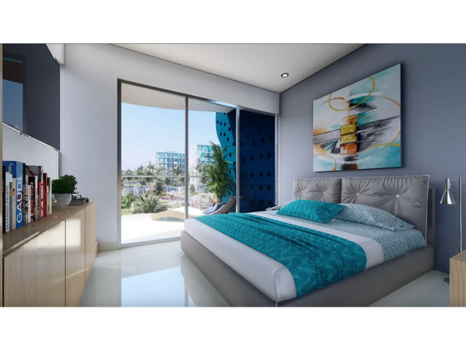 Apartamento de 1 alcoba en venta en Barú, Cartagena, 62 m² · foto 5 de 17