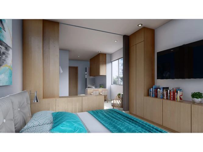 Apartamento de 1 alcoba en venta en Barú, Cartagena, 62 m² · foto 6 de 17