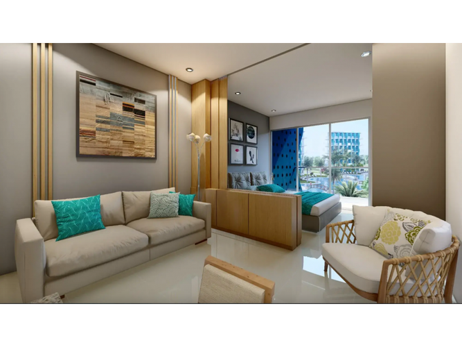 Apartamento de 1 alcoba en venta en Barú, Cartagena, 62 m² · foto 9 de 17