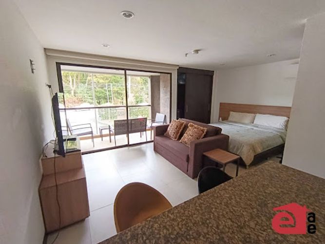 Apartamento de 1 alcoba en venta en El Tablazo, Rionegro, 42 m² · foto 2 de 15