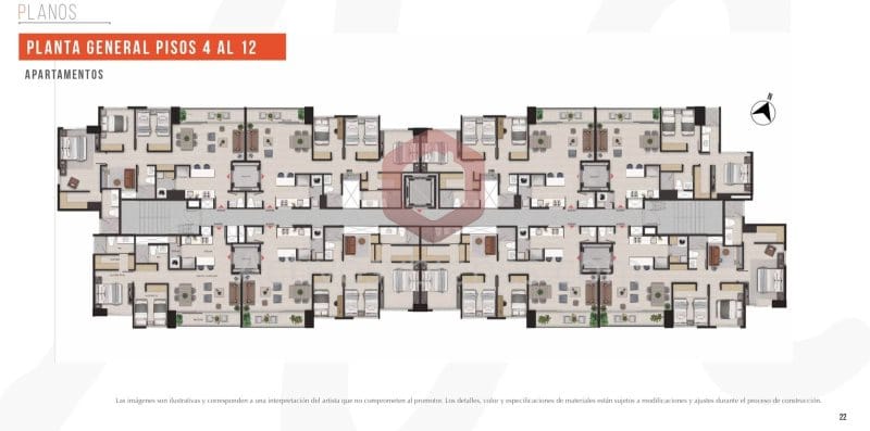 Apartamento de 2 alcobas en venta en Lorena, Medellín, 66 m² · foto 3 de 22