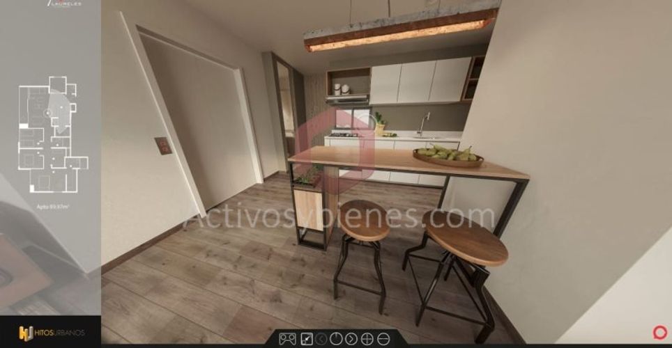 Apartamento de 2 alcobas en venta en Lorena, Medellín, 66 m² · foto 5 de 22
