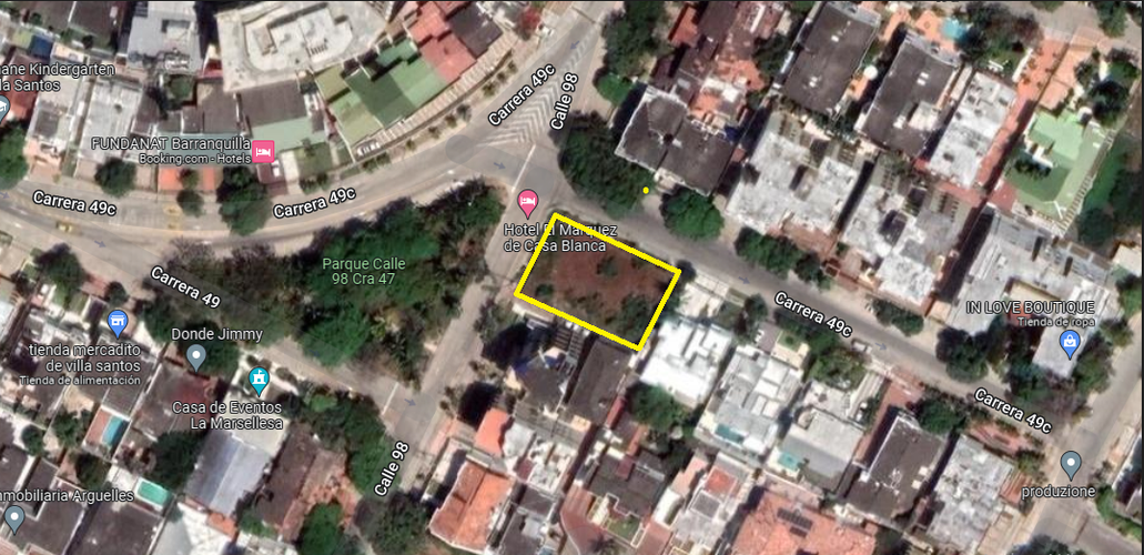 Lote en venta en Villa Santos, Barranquilla, 644 m² · foto 3 de 3