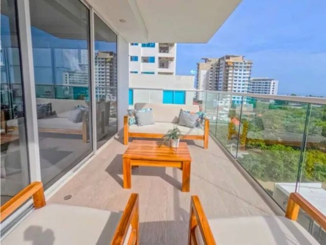 Apartamento de 2 alcobas en venta en La Boquilla, Cartagena, 106 m² · foto 2 de 20