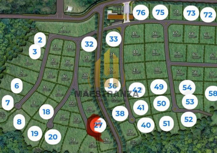 Lote en venta en Loma Del Chocho, Envigado, 1600 m² · foto 7 de 7