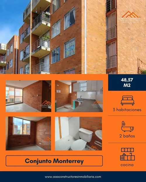 Apartamento de 2 alcobas en venta en San Isidro Comuna 7, Ibagué, 42 m² · foto 3 de 7