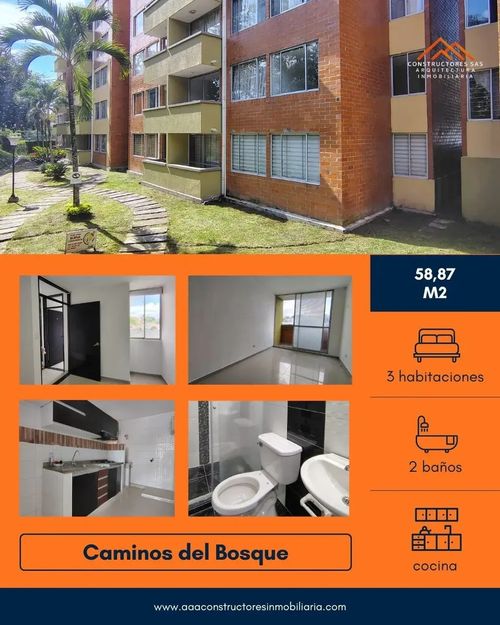Apartamento de 2 alcobas en venta en San Isidro Comuna 7, Ibagué, 42 m² · foto 4 de 7