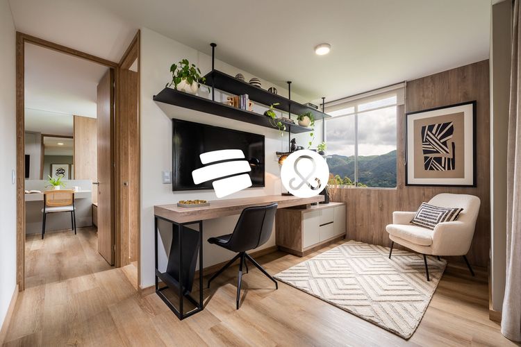 Apartamento de 2 alcobas en venta en El Retiro, 56 m² · foto 7 de 12