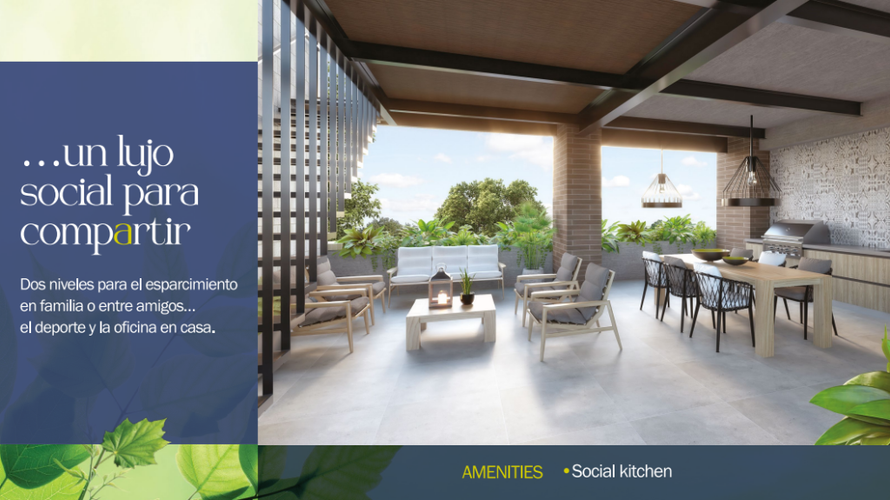 Apartamento de 2 alcobas en venta en Santa Rita, Cali, 101 m² · foto 4 de 6
