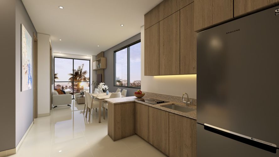Apartamento de 1 alcoba en venta en Barú, Cartagena, 42 m² · foto 5 de 24