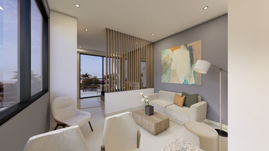 Apartamento de 1 alcoba en venta en Barú, Cartagena, 42 m² · foto 4 de 24