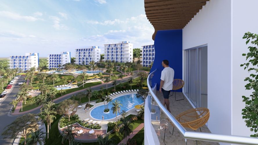 Apartamento de 1 alcoba en venta en Barú, Cartagena, 42 m² · foto 13 de 24