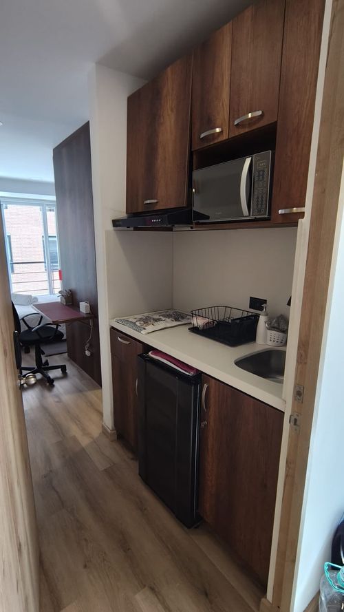 Apartamento de 1 alcoba en venta en Chico, Bogotá, 18 m² · foto 8 de 12