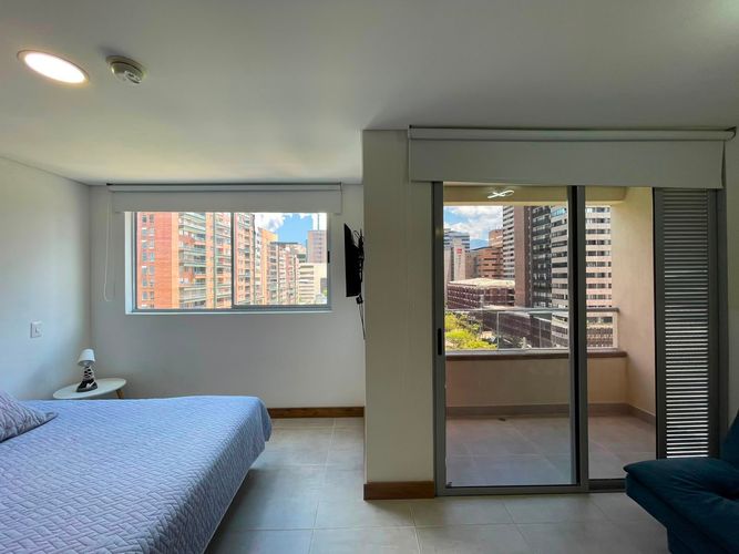 Apartamento de 1 alcoba en arriendo en El Poblado, Medellín, 44 m² · foto 3 de 10