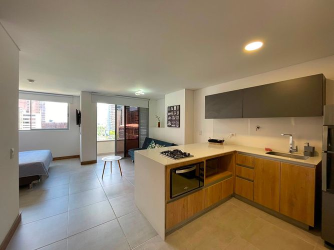 Apartamento de 1 alcoba en arriendo en El Poblado, Medellín, 44 m² · foto 6 de 10