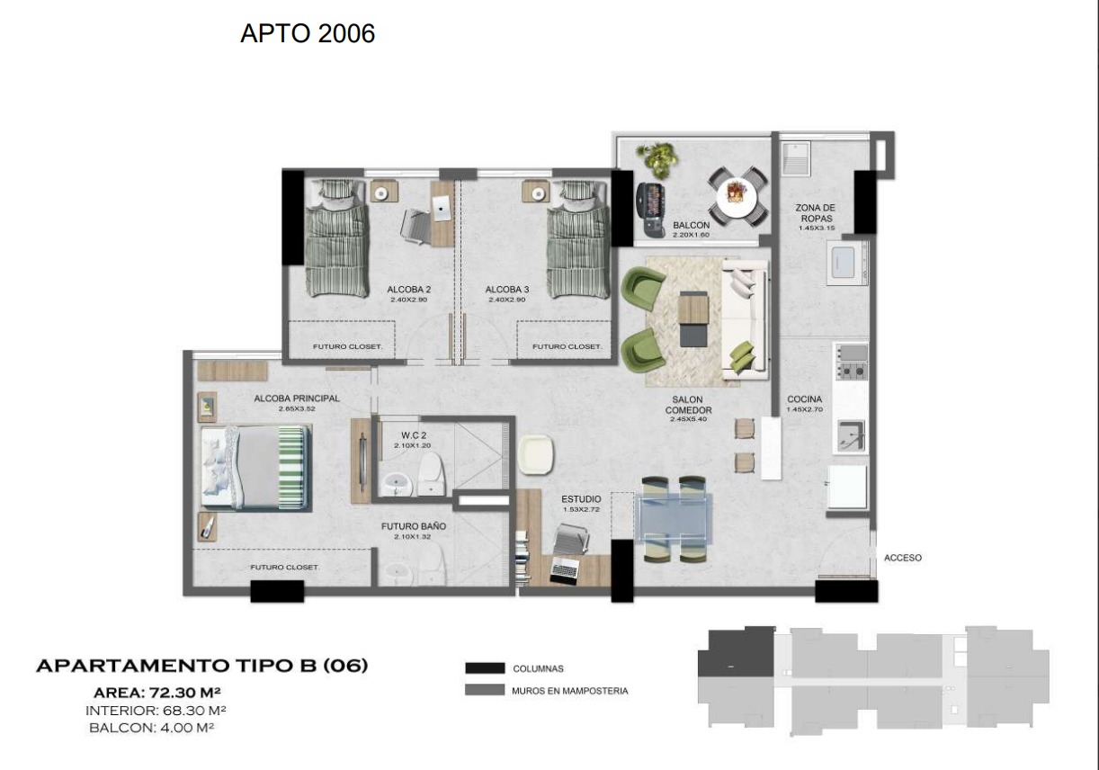 Apartamento en venta en Villa Del Parque, Itagüí · foto 2 de 20