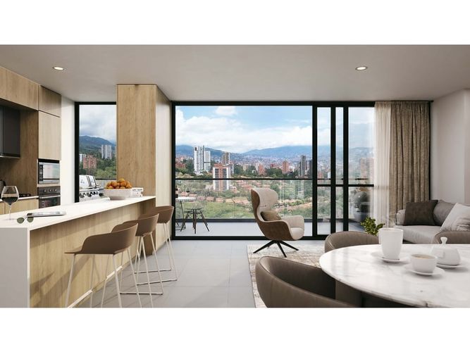 Apartamento de 2 alcobas en venta en Los Balsos, Medellín, 125 m² · foto 2 de 7